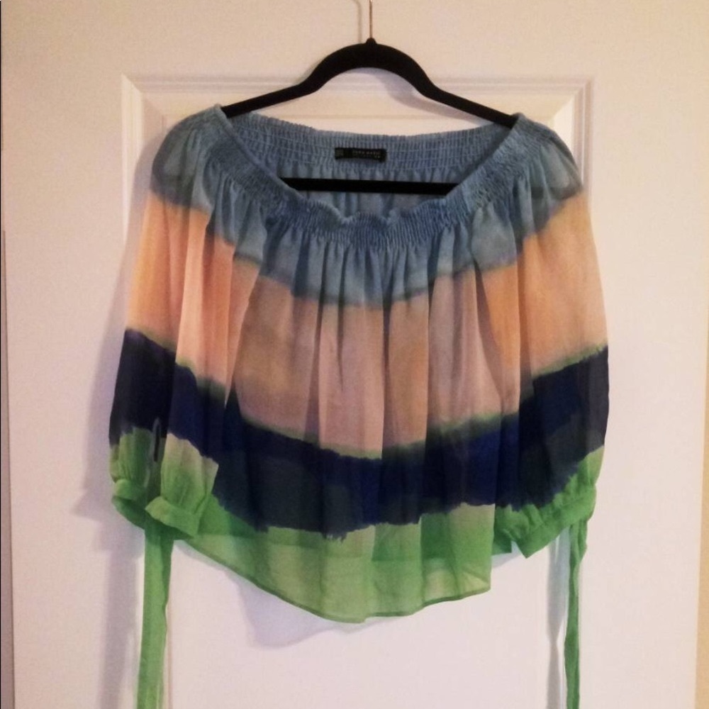 OFF SHOULDER ZARA TOP SIZE MEDIUM